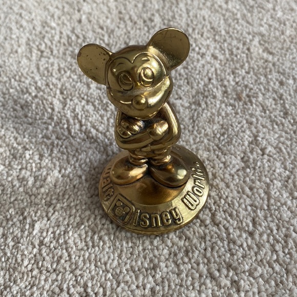 Mickey Mouse Brass Weight - Picture 1 of 7
